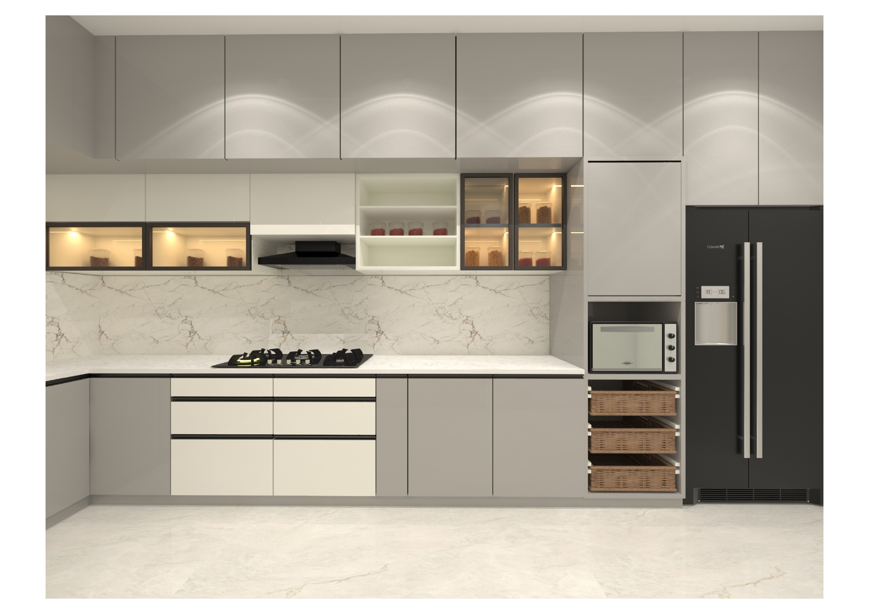 Modern Kitchen Design - View 1